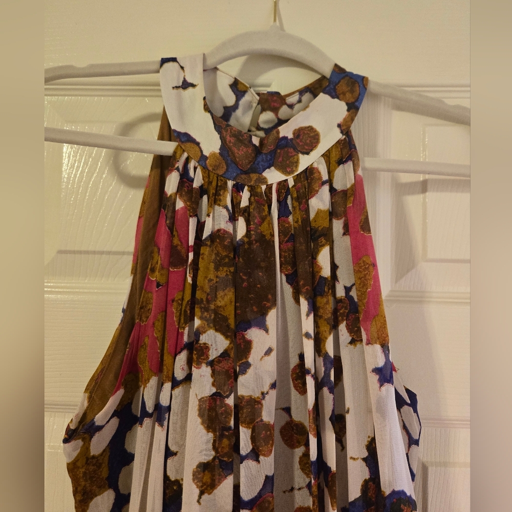 Floral Halter Maxi Dress - Picture 6 of 8